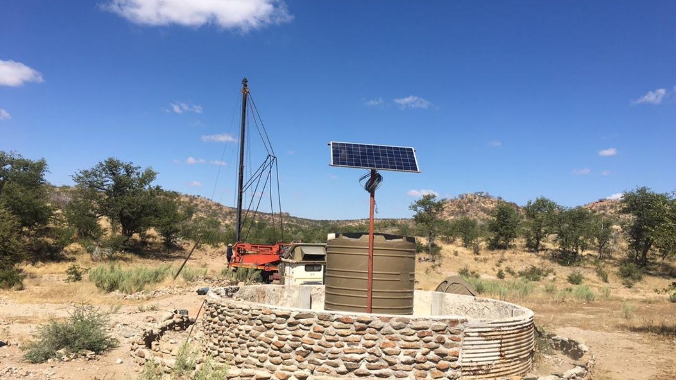 Endangered elephants in Namibia now have water thanks to our supporters